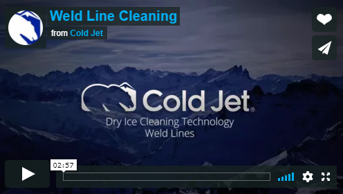WELDING LINE CLEANING USING DRY ICE BLASTING TECHNOLOGY! THE COOL GREEN SOLUTION.